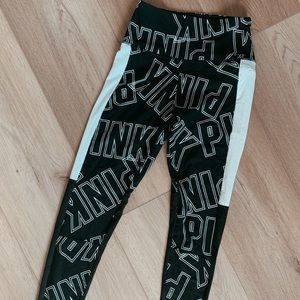Victoria’s Secret PINK Black Workout Leggings